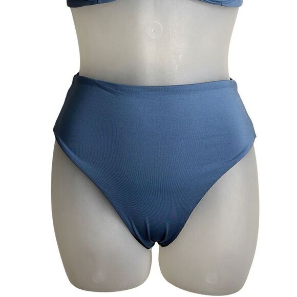 NWT Wolford Essentials Bikini Swimwear High Waisted Set Pacific Blue S - Picture 6 of 16